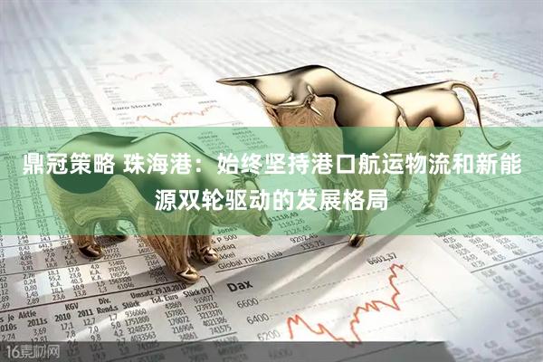 鼎冠策略 珠海港：始终坚持港口航运物流和新能源双轮驱动的发展格局