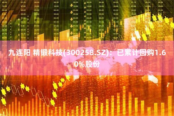 九连阳 精锻科技(300258.SZ)：已累计回购1.60%股份
